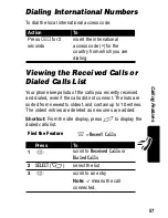 Preview for 57 page of Motorola C375 Series Manual