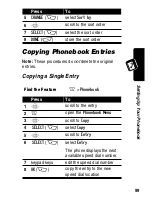 Preview for 99 page of Motorola C375 Series Manual