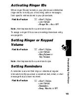 Preview for 105 page of Motorola C375 Series Manual