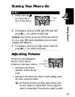 Предварительный просмотр 17 страницы Motorola C380 Owner'S Manual