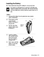 Предварительный просмотр 13 страницы Motorola C450 Series User Manual