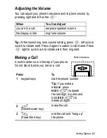 Предварительный просмотр 21 страницы Motorola C450 Series User Manual