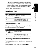 Preview for 15 page of Motorola C650 - Cell Phone - GSM Start Here Manual