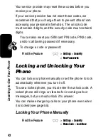 Preview for 44 page of Motorola C650 - Cell Phone - GSM Start Here Manual