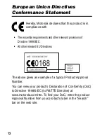 Preview for 12 page of Motorola C975 Owner'S Manual