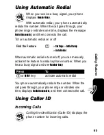 Preview for 65 page of Motorola C975 Owner'S Manual