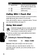 Preview for 72 page of Motorola C975 Owner'S Manual