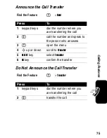 Preview for 75 page of Motorola C975 Owner'S Manual