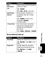 Preview for 85 page of Motorola C975 Owner'S Manual