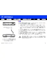 Preview for 11 page of Motorola CABLE MODEM SB6100J -  GUIDE (Japanese) Manual