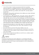 Preview for 6 page of Motorola CARE MBP66N User Manual