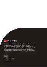 Preview for 26 page of Motorola CARE MBP66N User Manual