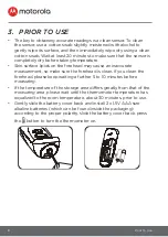 Preview for 8 page of Motorola CARE+ User Manual