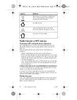 Предварительный просмотр 6 страницы Motorola CE0168 User Manual