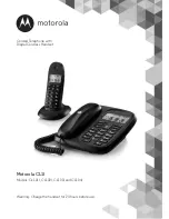 Motorola CL101I User Manual предпросмотр