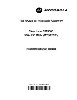 Предварительный просмотр 53 страницы Motorola CLEARTONE CM5000 Installation Manual