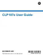 Предварительный просмотр 1 страницы Motorola CLP107e User Manual