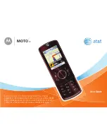 Preview for 1 page of Motorola CNETZ9BURATT - MOTO Z9 Cell Phone User Manual