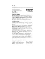 Preview for 2 page of Motorola Codex 3500 DSU/CSU User Manual