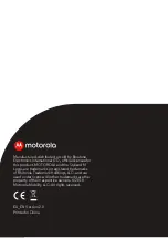 Предварительный просмотр 29 страницы Motorola COMFORT35 User Manual