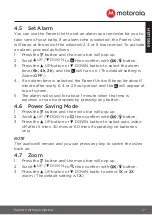 Preview for 17 page of Motorola COMFORT45CONNECT User Manual