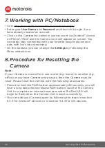 Preview for 36 page of Motorola COMFORT45CONNECT User Manual