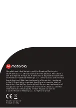 Preview for 52 page of Motorola COMFORT45CONNECT User Manual