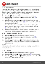 Preview for 16 page of Motorola COMFORT85 CONNECT User Manual