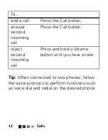 Preview for 14 page of Motorola Command One Quick Start Manual