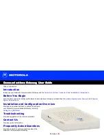 Motorola Communications Gateway User Manual preview
