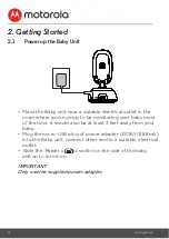 Preview for 10 page of Motorola CONNECT40 User Manual