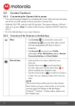 Preview for 32 page of Motorola CONNECT40 User Manual