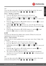 Preview for 17 page of Motorola CONNECT60 User Manual