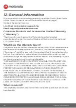 Preview for 42 page of Motorola CONNECT60 User Manual