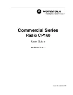 Motorola CP160 User Manual preview