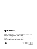 Предварительный просмотр 144 страницы Motorola CP200XLS User Manual