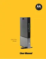 Motorola CPEI 775 Series User Manual preview