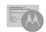 Предварительный просмотр 3 страницы Motorola D1010 Series User Manual