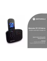 Motorola D1111 Getting Started Manual preview