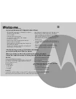 Preview for 2 page of Motorola D1111 Getting Started Manual