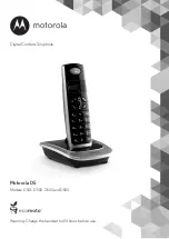Preview for 1 page of Motorola D5 Manual