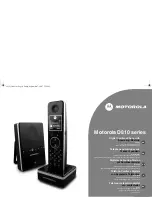 Предварительный просмотр 1 страницы Motorola D810 series Manual