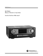 Preview for 1 page of Motorola DCP501 - DVD Player / AV Receiver Installation Manual