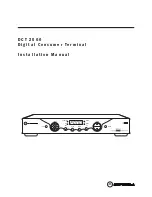 Preview for 1 page of Motorola DCT2000 Installation Manual