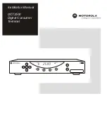 Preview for 1 page of Motorola DCT2500 Installation Manual