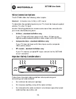 Preview for 20 page of Motorola DCT3080 User Manual