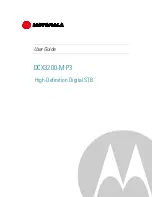 Motorola DCX3200-M P3 User Manual preview