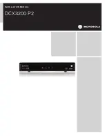 Motorola DCX3200 P2 Installation Manual preview