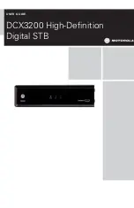 Motorola DCX3200 User Manual preview