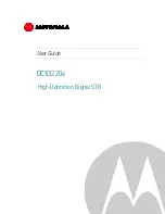 Motorola DCX3220e User Manual preview